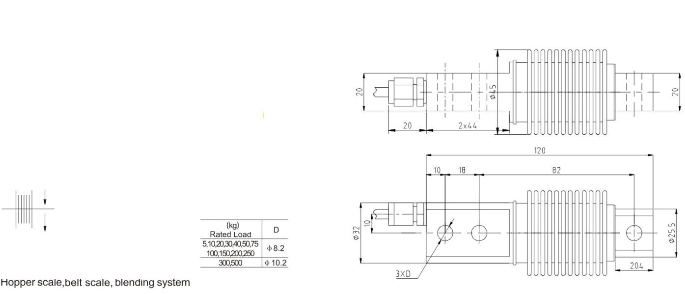 Körüklü Tip / Bellow Type Load Cell